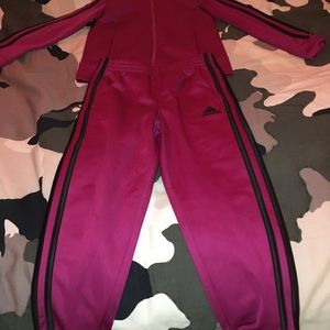 Adidas Suit Sweater and Pants, Size 5 Girls